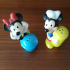 Mickey and Minnie Mouse shakers